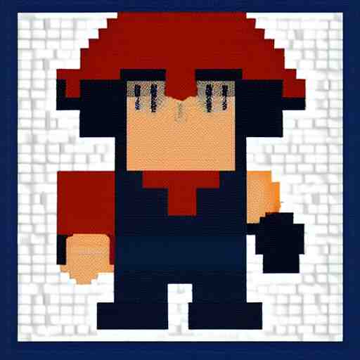 pixel art of danny devito in street fighter 