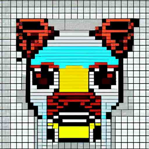 popdog, pixel art 