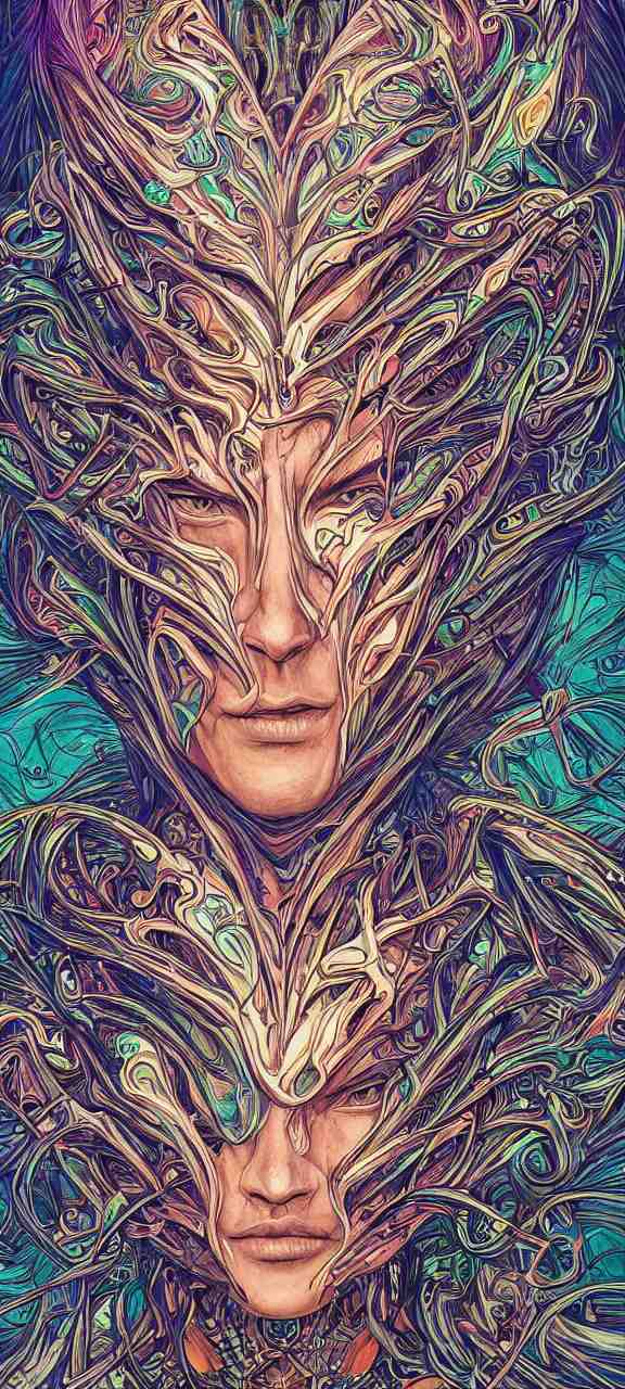 android jones alex grey android jones alex grey mark cooper, artgerm artstation award winning photorealistic detailed hypervivid intense fantasy concept art, hypervivid intense mcbess, the sea by dan mumford 