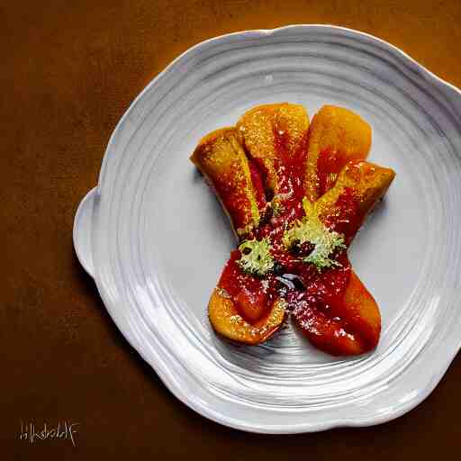 an empty plate, culinary art photography 