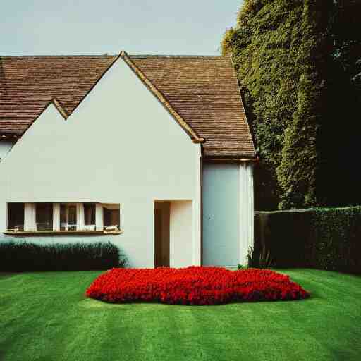 house designed by david hockney. photographed with leica summilux - m 2 4 mm lens, iso 1 0 0, f / 8, portra 4 0 0 