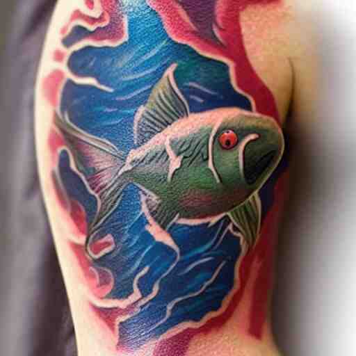 tattoo of the windfish from zelda links awakening silhouette