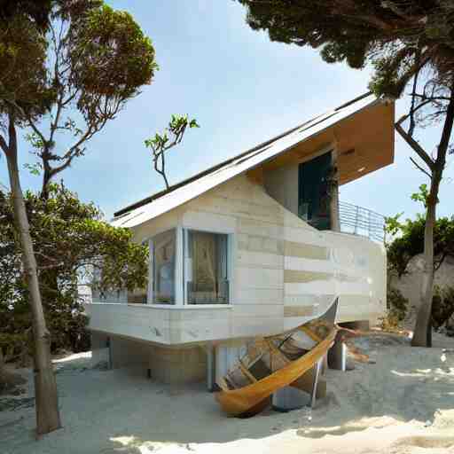 biopunk house in beach