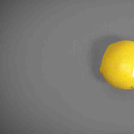 a render of a low polygon lemon, unreal engine 