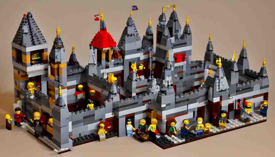 lego castle, 8K