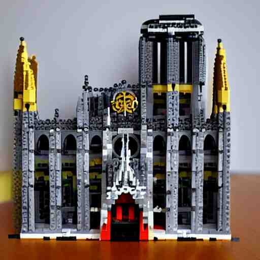 Notredame made with Lego