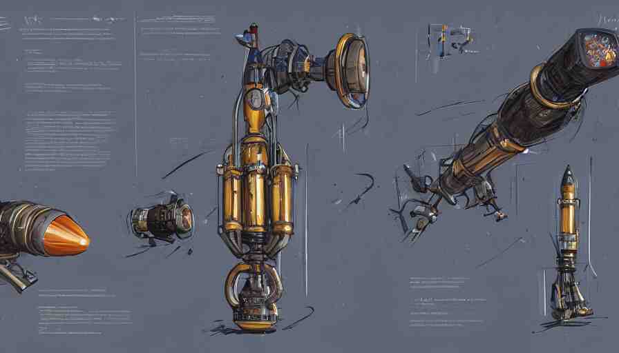 visual storytelling, concept art of rocket engines by jama jurabaev, extremely detailed, trending on artstation, high quality, brush stroke 