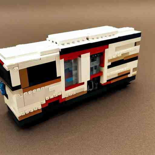 walter white rv lego box realistic