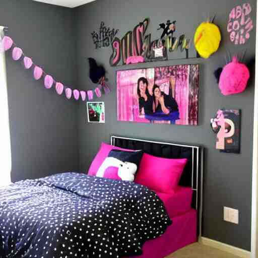 teen girls bedroom