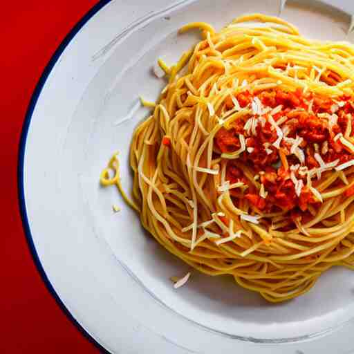 an house spaghetti made of spaghetti