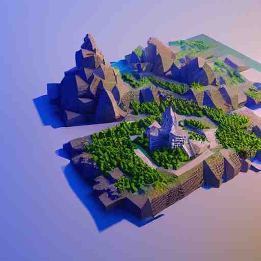 low poly art of new york as an island floating in the sky, low poly, isometric art, 3d render, waterfall, high detail, artstation, concept art, behance, ray tracing, smooth, sharp focus, ethereal lighting