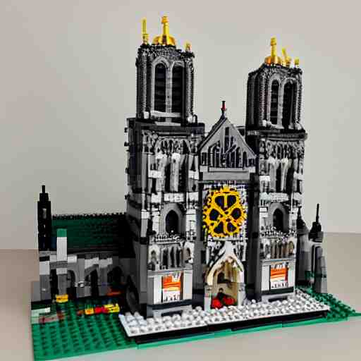 Notredame made with Lego