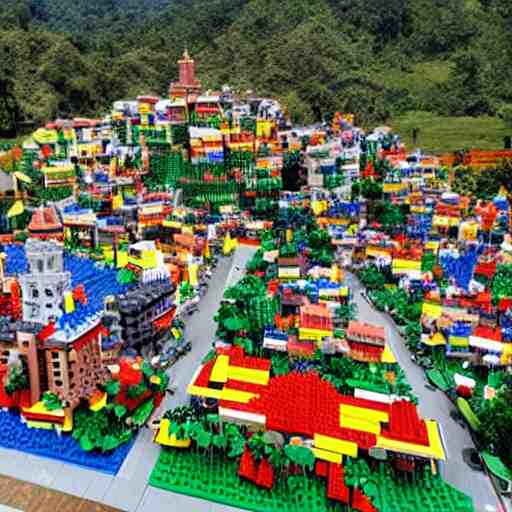 Armenia, Quindio but made with Legos