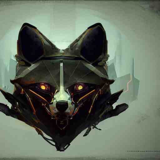 a robotic fox by viktor antonov, mechanic, dishonored, concept art, intricate, detailed, backlit, artstation 