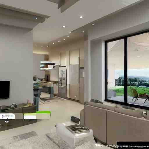 inside of a smart home realistic detailed photo 4 k 