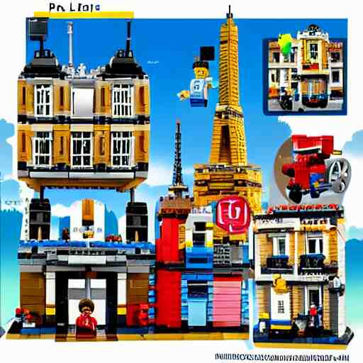 paris made with lego