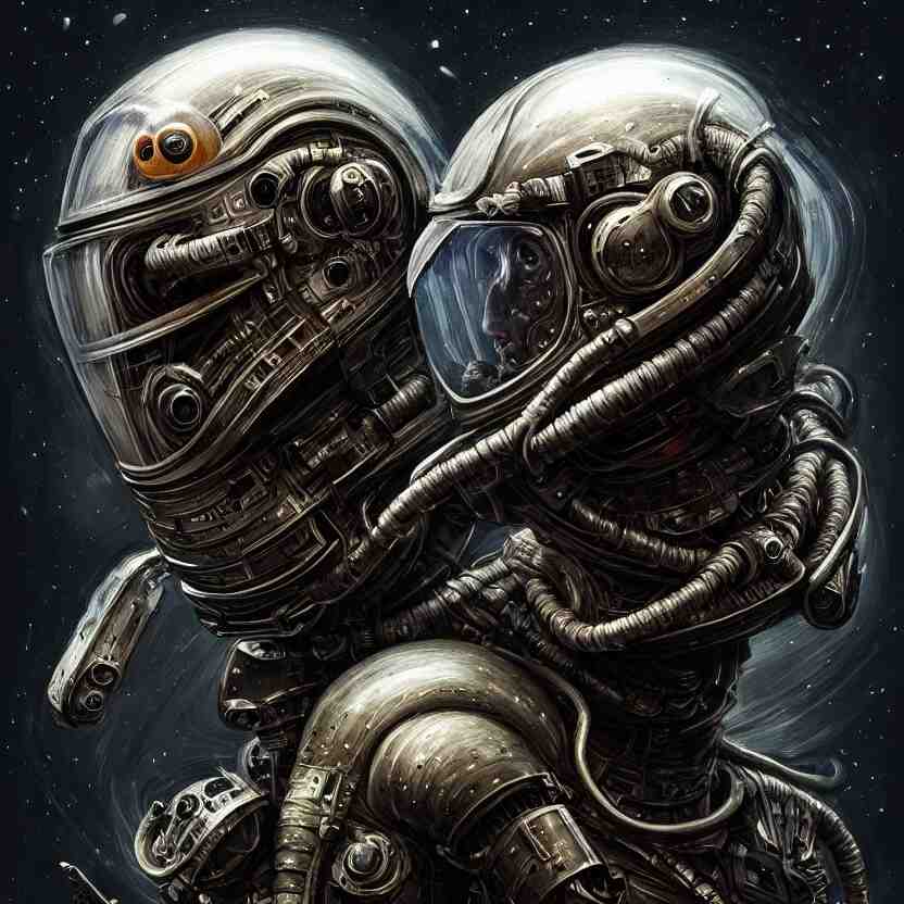 epic professional digital art of tormented astronaut in helmet, painted, intricate, detailed, terror, leesha hannigan, wayne haag, reyna rochin, ignacio fernandez rios, mark ryden, iris van herpen, best on artstation, best on cgsociety, epic, stunning, gorgeous, much wow, cinematic, masterpiece 