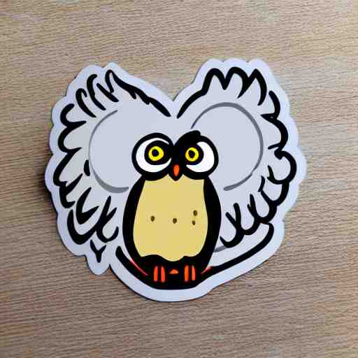 love owl sticker 