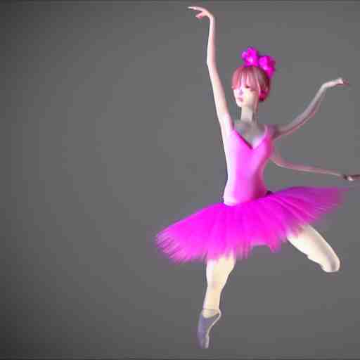 3 d jimin as a ballerina dancer wearing a pink skirt in a black themed stage, highly detailed, octane render 