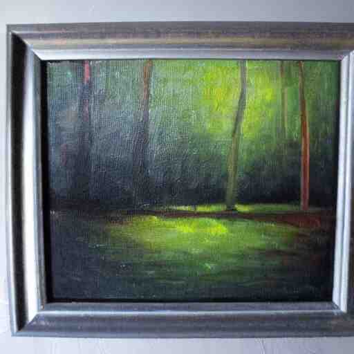 i could hear the human noise we sat there making, not one of us moving, not even when the room went dark. oil painting, impressionism 