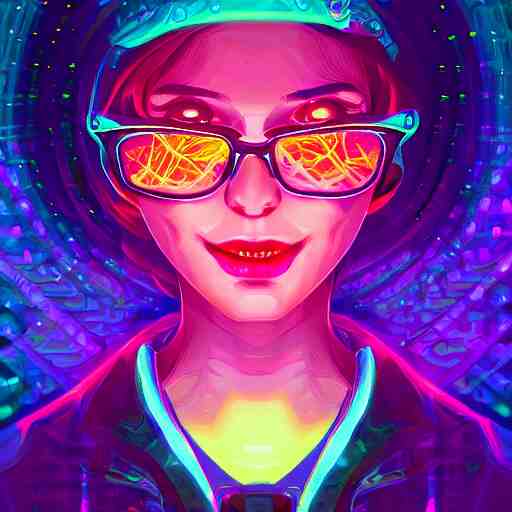 skill magic geek inside matrix deepdream radiating a glowing aura stuff loot legends stylized digital illustration video game icon artstation lois van baarle, ilya kuvshinov, rossdraws, 