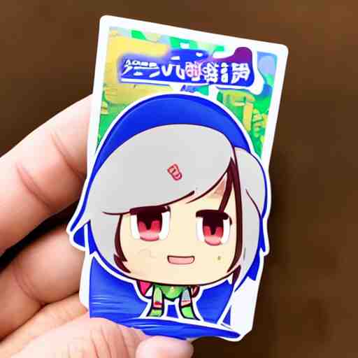 kawaii boy sticker