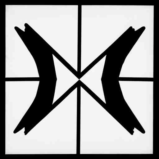 black and white minimal animal symbol by karl gerstner, monochrome, 8 k scan, centered, symetrical, satisfying, bordered 