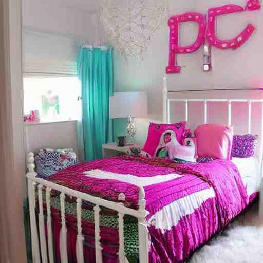 teen girls bedroom