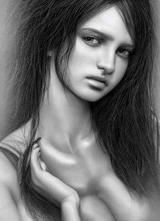 portrait of the most beautiful woman in the world, intricate, elegant, highly detailed, photorealistic, trending on artstation, digital art 