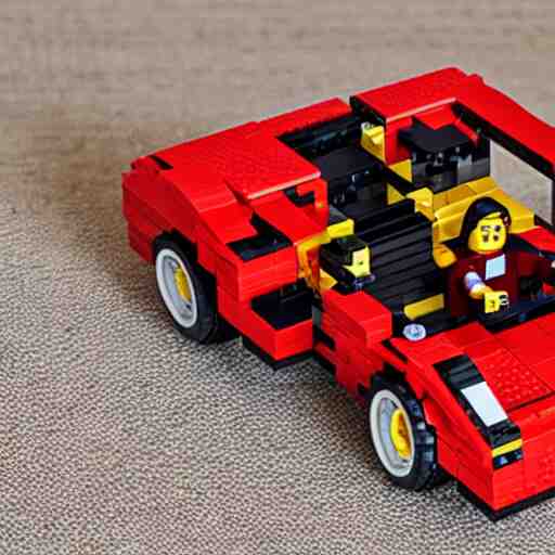 red ferrari testarossa lego set 