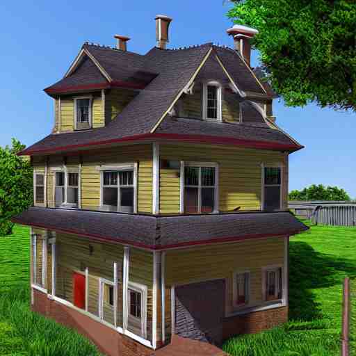 house extreamly photorealistic 