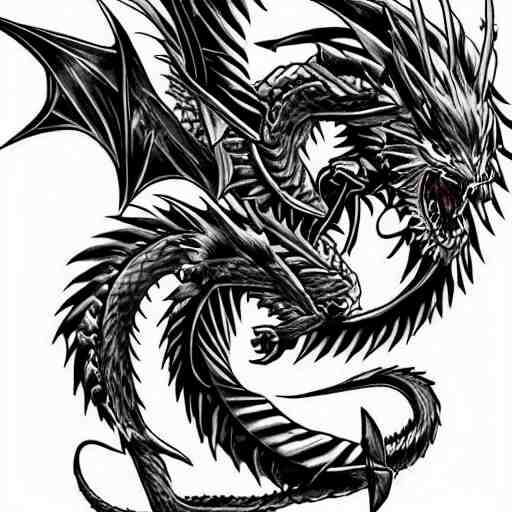 simple anime manga full color dragon!! Emerald and obsidian dragon, forearm tattoo, tattoo