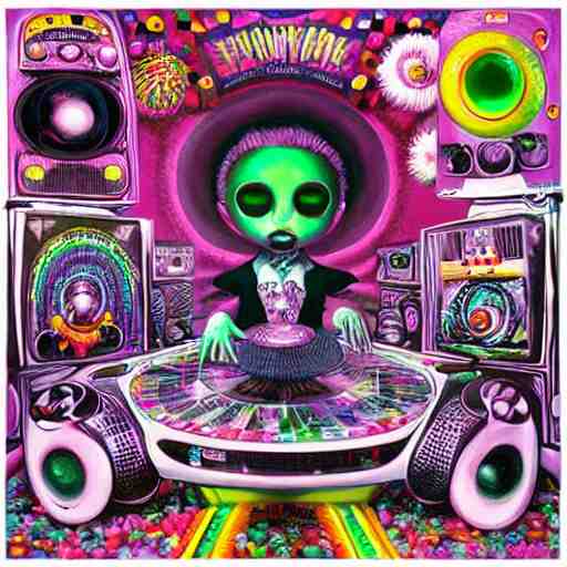 rave cd compilation, by mark ryden, hd, hyper detailed, 4 k 