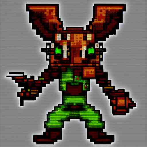 goblin, pixel art, detailed 