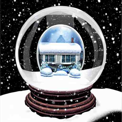 snow globe of broeker veiling, artstation, photorealism 