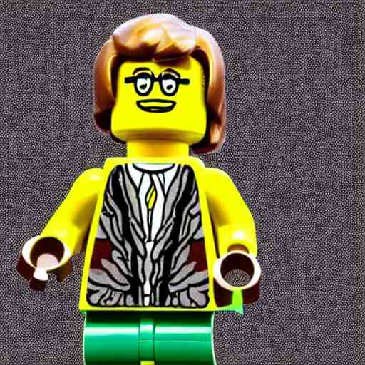 a lego John Lennon with box