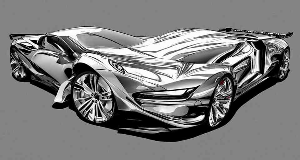 Automotive design art, digital art, trending on Behance,