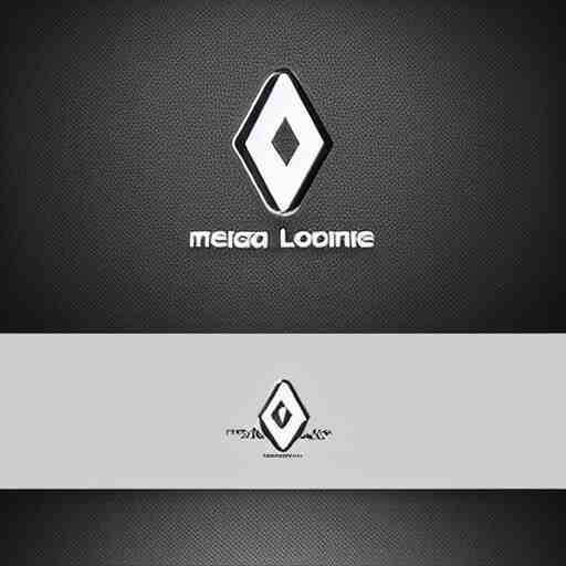 Mega Web Radio for mobile logo of a radio online Company, minimal, abstract, soft color scheme 