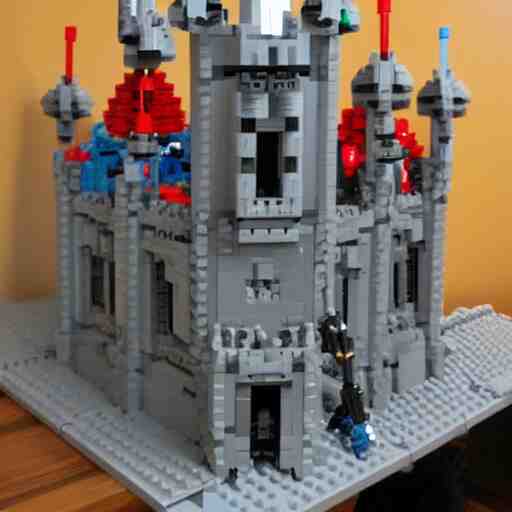 castle greyskull made out of legos 