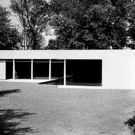 house designed by ludwig mies van der rohe 