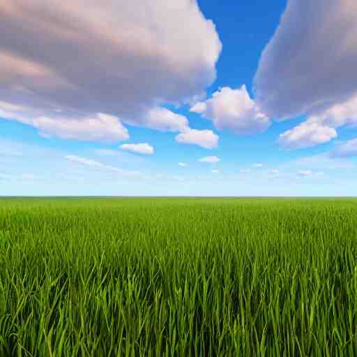 a giant field, clear sky, unreal engine, detailed, beautiful 