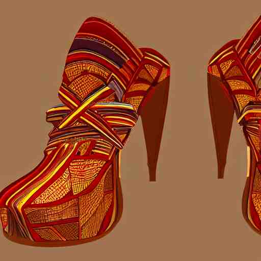 shoes concept design inspired by indonesian traditional houses 