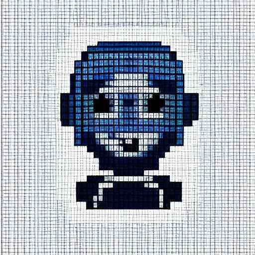 pixel art of an astronaut