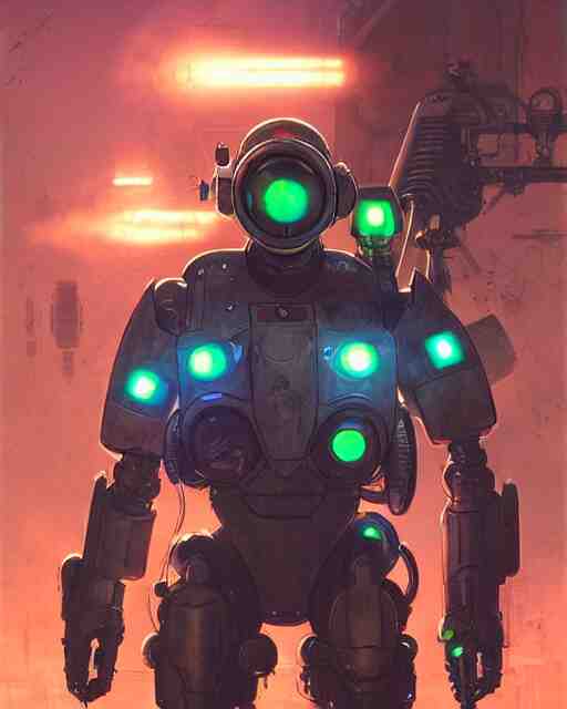 luigi in a mech scifi suit with missles and small lights by, fantasy character portrait, ultra realistic, futuristic background by laurie greasley, concept art, intricate details, highly detailed by greg rutkowski, gaston bussiere, craig mullins, simon bisley 