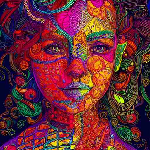 the portrait of a beautiful young woman partially made up of peppers of all colors, an ultrafine detailed illustration by james jean, intricate linework, bright colors, final fantasy, behance contest winner, vanitas, angular, altermodern, unreal engine 5 highly rendered, global illumination, radiant light, detailed and intricate environment 