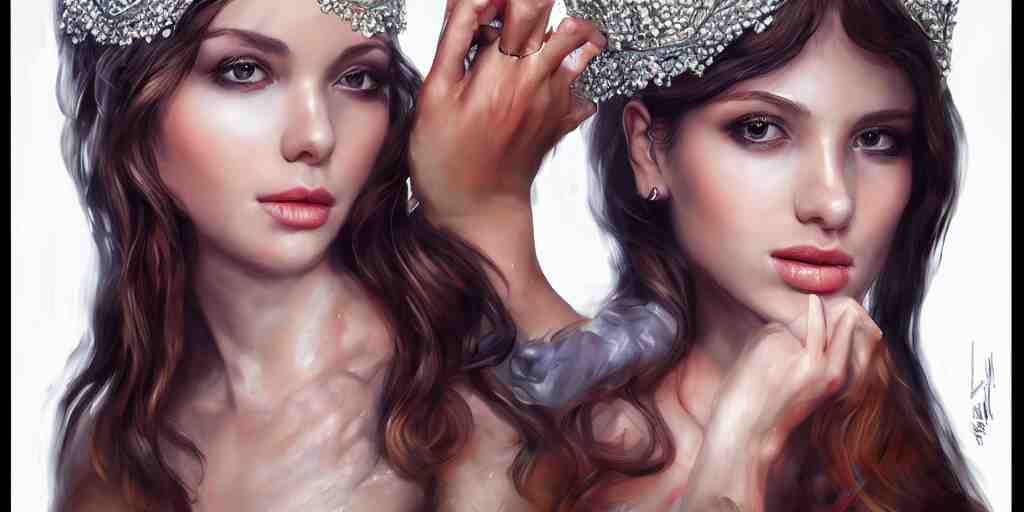 a_realistic_liquid_queen_with_a_decorated_dress_made_of_white_pearls__highly_detailed_digital_painting_Trending_on_artstation__HD_quality_by_artgerm H 1024