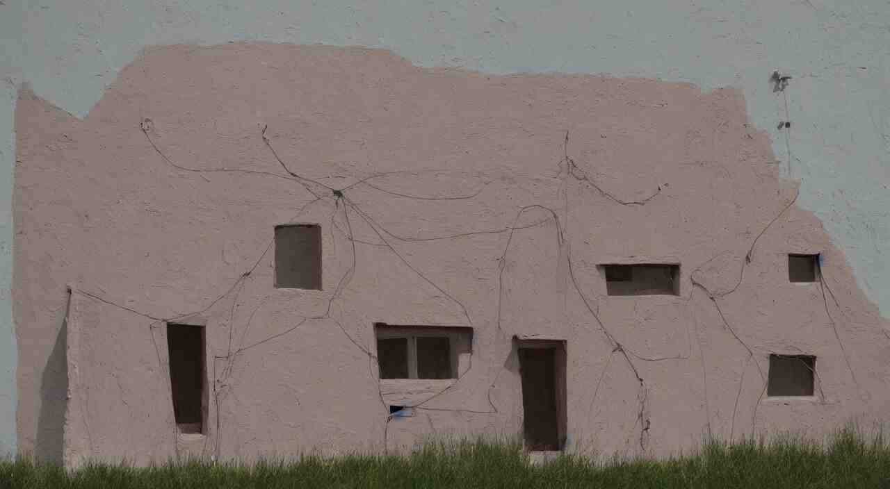 a painted house made of clay and wire by Harvey Quaytman and Jakob Emanuel Handmann Flickr and film