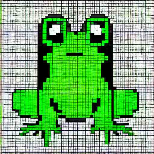 pixel art frog # pixelart 