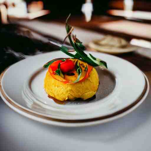 an empty plate, culinary art photography 