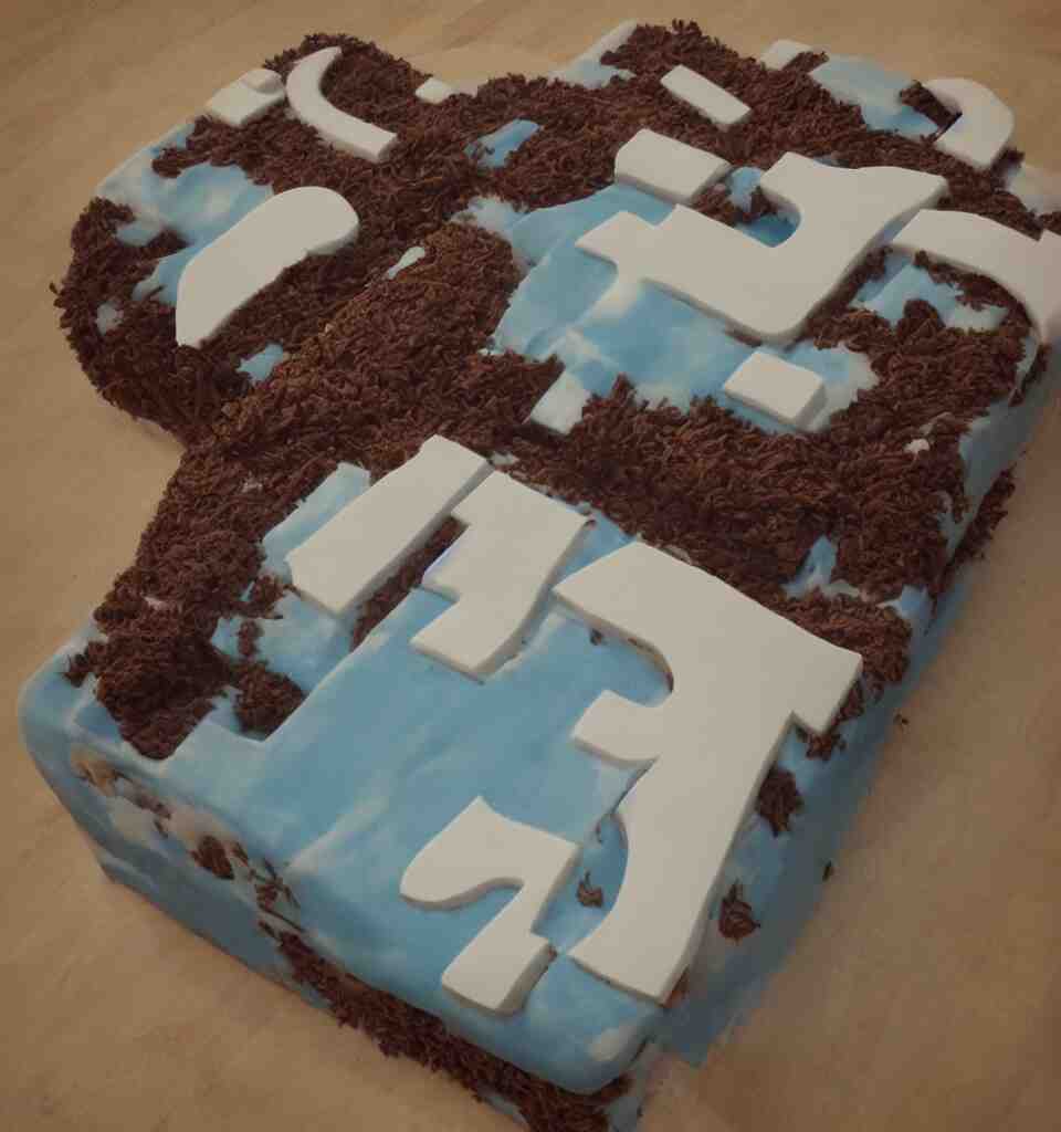 ultra realistic Letter M cake, 8K resolution, well designed, Artstation, epic view,